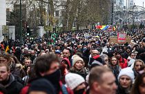 Protesta a Bruxelles