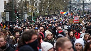 Protesta a Bruxelles