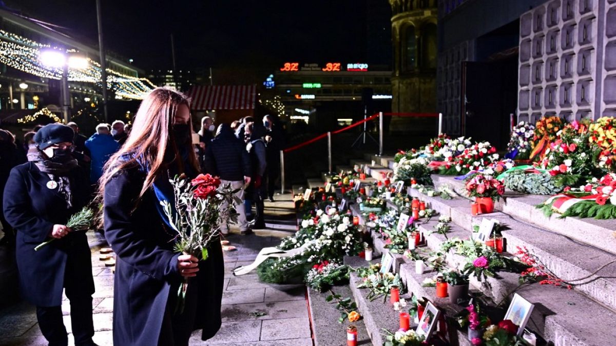 Az öt évvel ezelőtti berlini terrortámadás áldozataira emlékeztek 