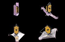مكونات تلسكوب جيمس ويب الفضائي، مقدمة من وكالة ناسا.