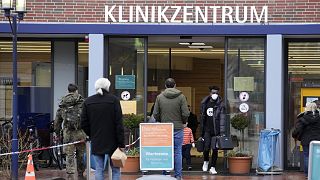 A westerstedei klinikai tömb bejárata: aggódnak a túlterheltség miatt