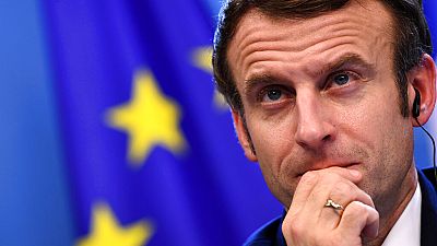 Archives : le président français Emmanuel Macron, le 17/12/2021