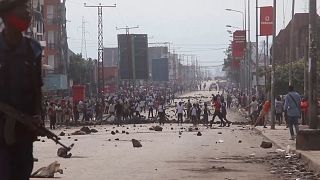 Teargas, bullets fired at protesters during demonstration in DRC