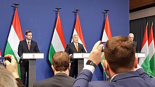 Orbán Viktor miniszterelnök az évzáró kormányinfón