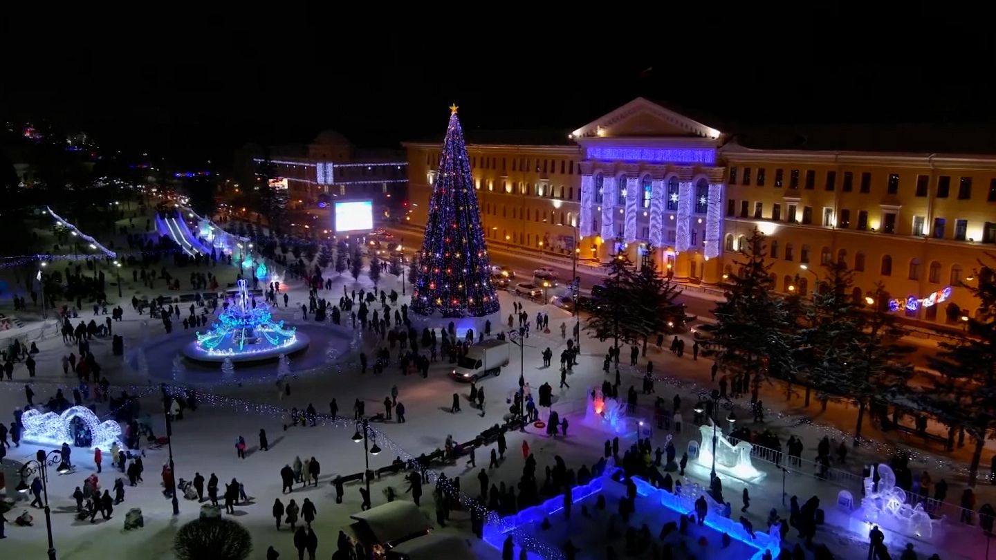 Ice sculpture festival transforms Russian city into a winter wonderland |  Euronews