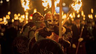 Scotland’s legendary Up Hella Aa Vikings kick off iconic Torchlight Procession launching Edinburgh’s Hogmanay