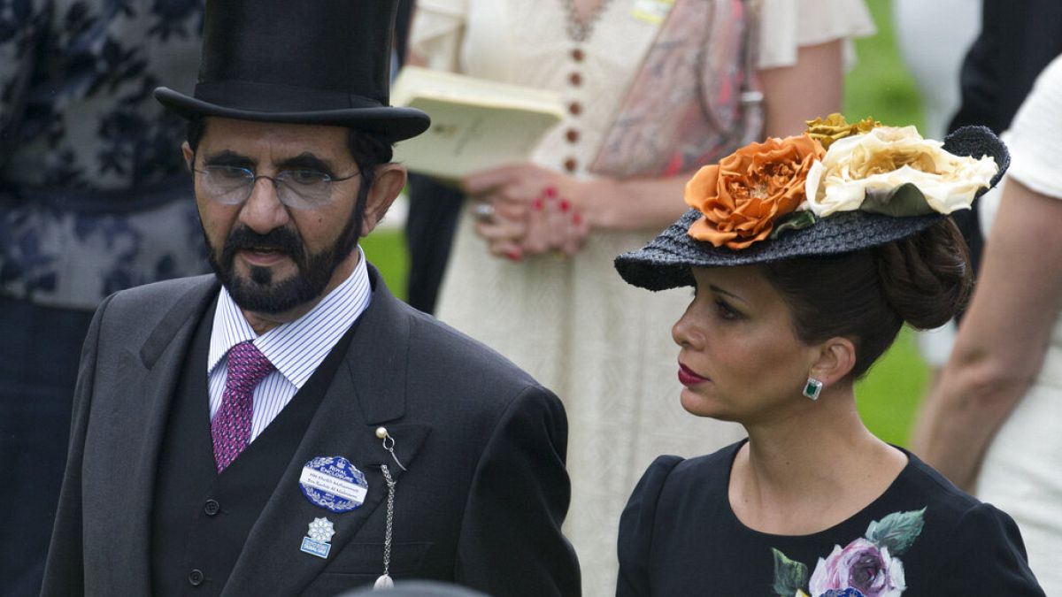 Mohamed sejk és felesége 2013-ban egy lovassport eseményen