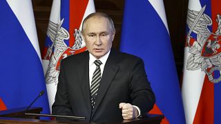 Владимир Путин на расширенной коллегии Минобороны в Москве, 21 декабря 2021 года