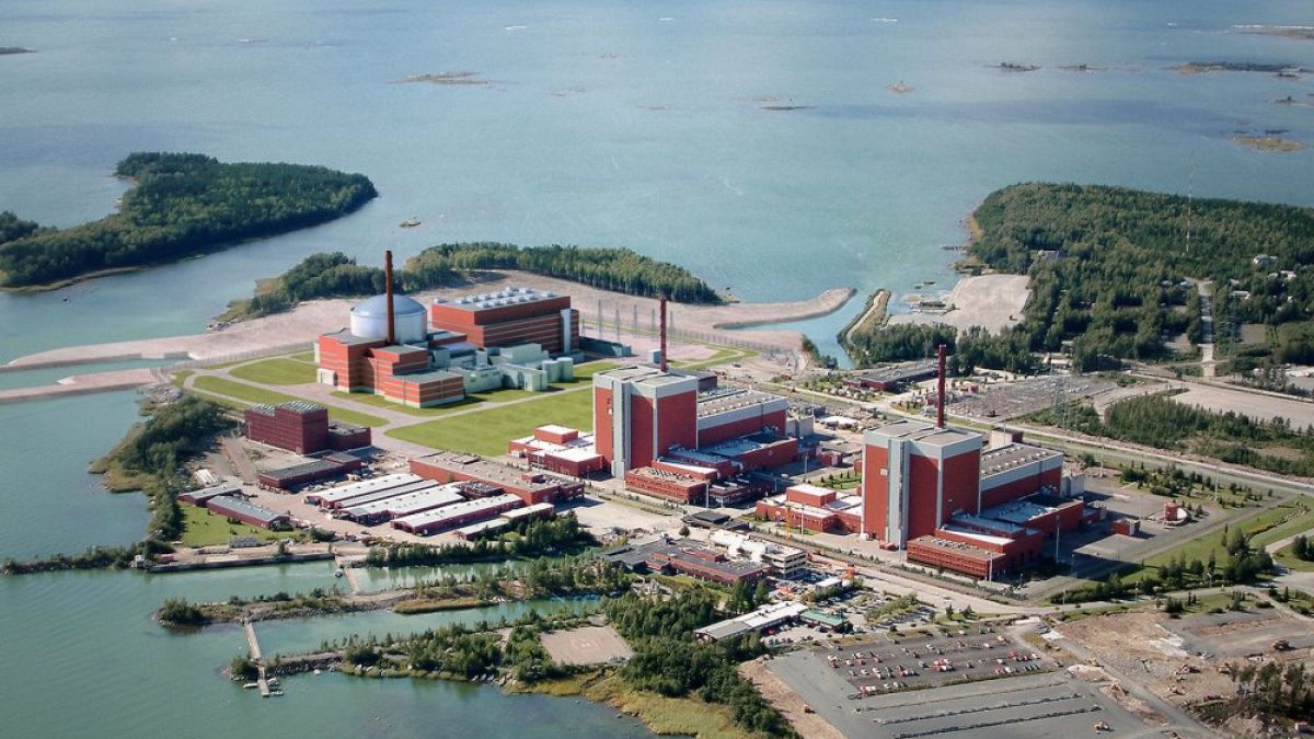 نمایی از این تاسیسات هسته ای در فنلاند