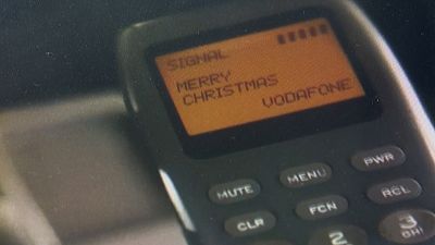Sent by Vodafone in 1992, the SMS consists of 15 characters and reads: 'Merry Christmas'.