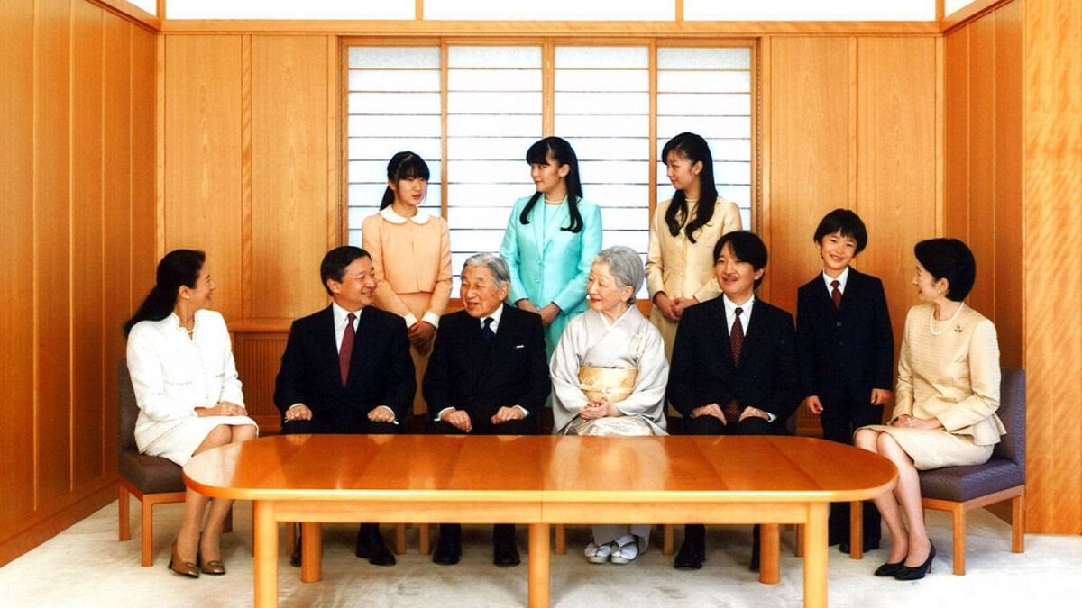 خاندان امپراتوری ژاپن در سال ۲۰۱۵