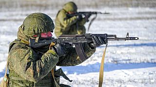 Rusya'da düzenlenen bir askeri tatbikat