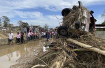 Aerial images of Philippines typhoon devastation