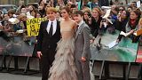 British actors (L-R) Rupert Grint, Emma Watson and Daniel Radcliffe attend the world premiere of Harry Potter and the Deathly Hallows - Part 2 in London on July 7, 2011.