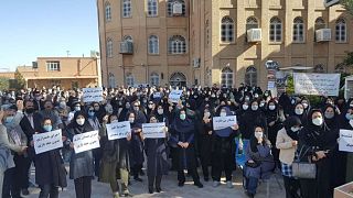 تجمع اعتراضی معلمان ایران