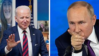 Joe Biden e Vladimir Putin esgrimem argumentos devido à NATO