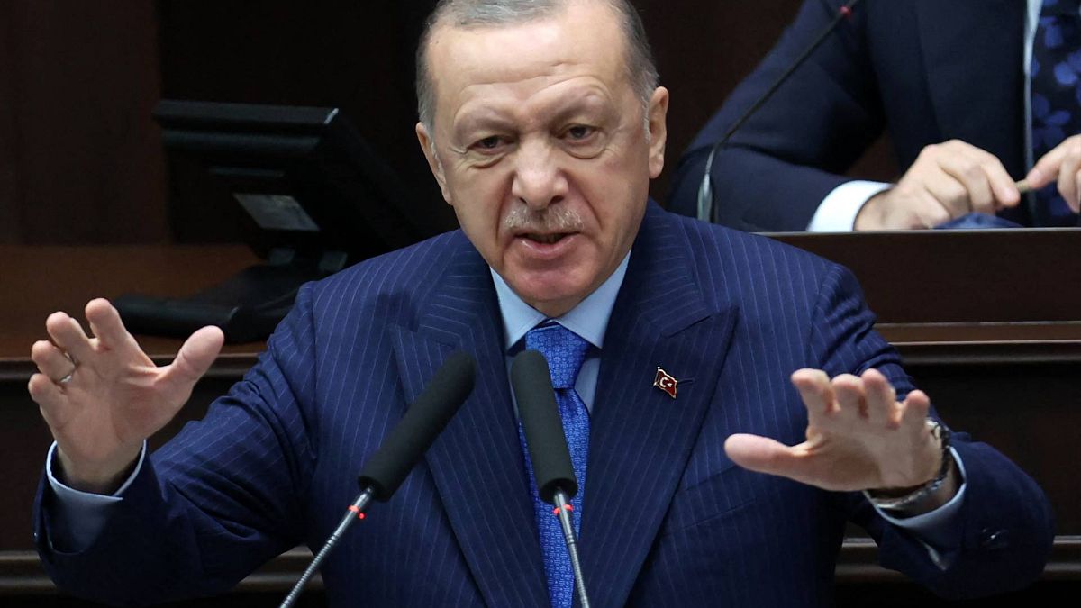 الرئيس التركي رجب طيب أردوغان، أنقرة، تركيا، 22 ديسمبر 2021