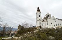 Orthodox cathedral of Holy Trinity in Mostar, December 2021