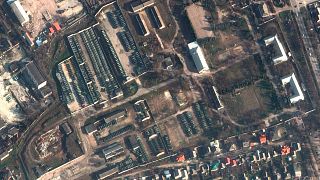 Uydu görüntülerine göre Rusya Ukrayna sınırına yığınak yapıyor