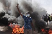 احتجاجات في العاصمة السوادينة الخرطوم على المجلس العسكري 25/12/2021