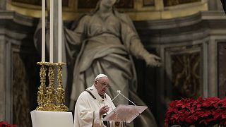 Pope Francis celebrates Christmas Eve Mass, at St. Peter's Basilica, at the Vatican