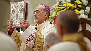 Christmas celebrated at Bethlehem's Church of the Nativity despite COVID travel ban