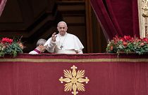 Ferenc pápa Urbi et Orbi beszéde a római Szent Péter téren 2021. 12. 25-én