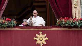 Ferenc pápa Urbi et Orbi beszéde a római Szent Péter téren 2021. 12. 25-én