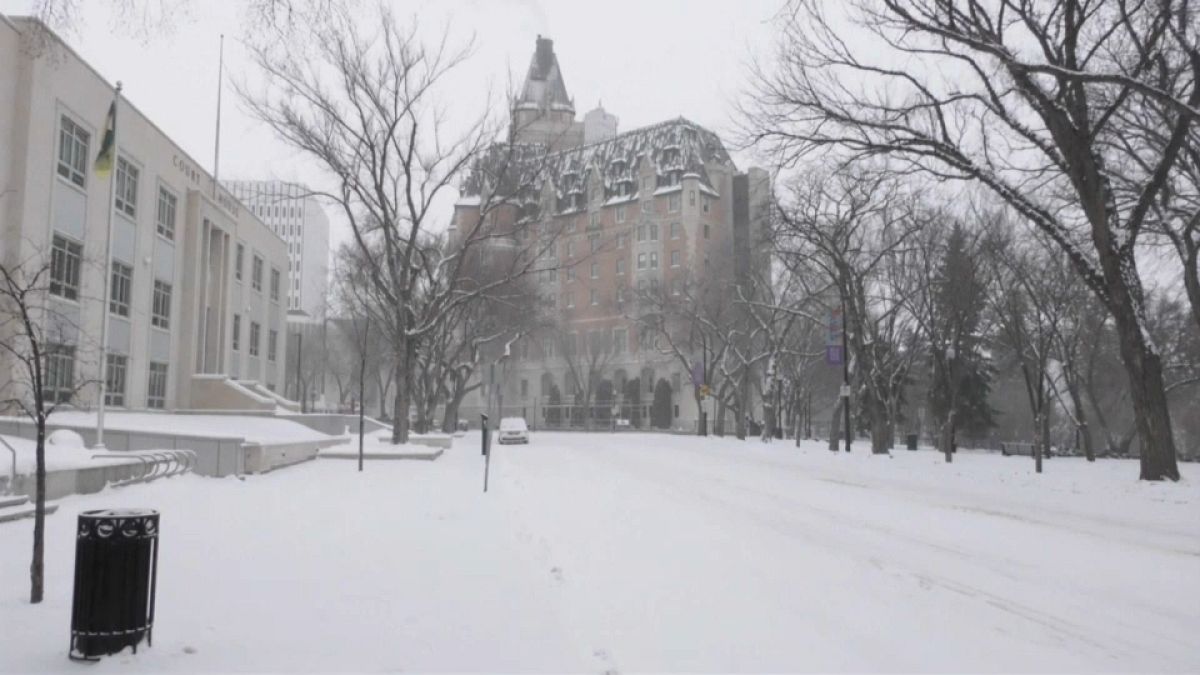 Ola de frío extremo en Canadá con temperaturas de hasta 50ºC bajo cero