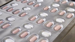 Pfizer's COVID-19 Paxlovid pills shown here in October 2021.