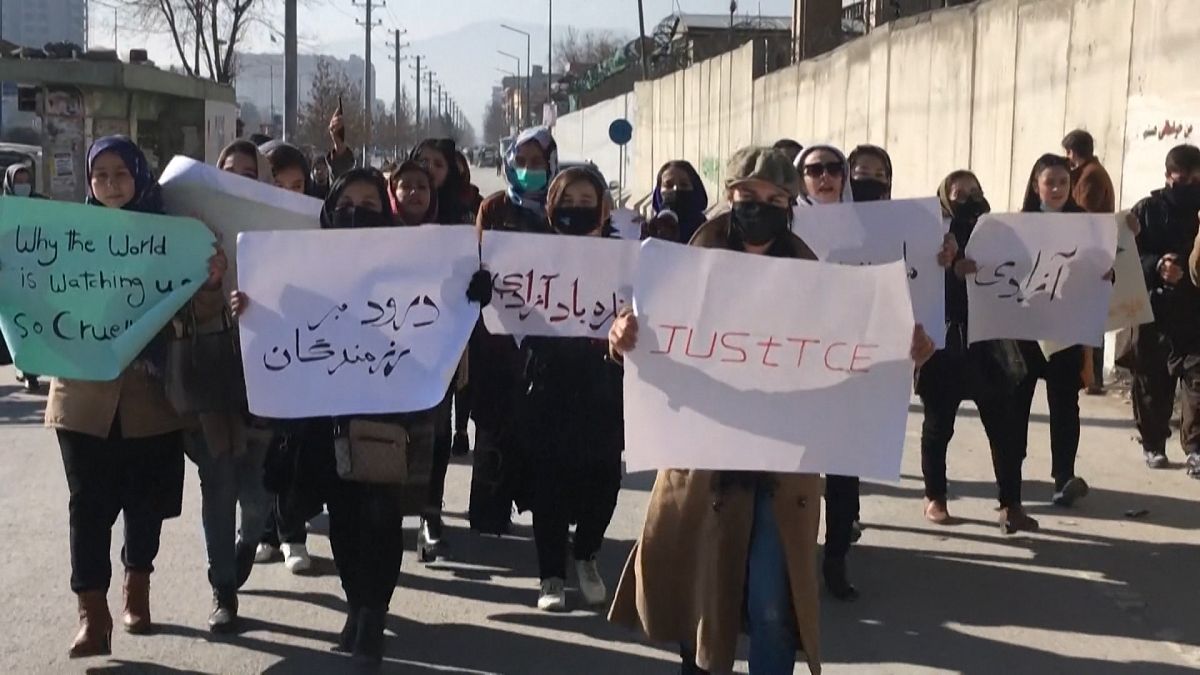 La colère des femmes de Kaboul, révoltées contre le régime taliban