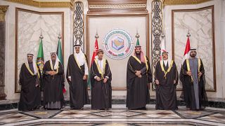 قادة دول مجلس التعاون الخليجي في الرياض السعودية.