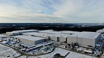 L'usine Northvolt à Skelleftea en Suède, image publiée le 29 décembre 2021 par l'entreprise