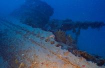 Jantina denizaltısının enkazından bir görüntü 