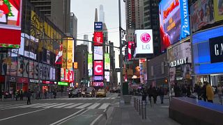 Times Square se prepara para la bienvenida al 2022