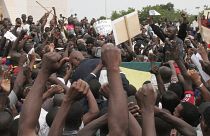 متظاهرون في باماكو ، مالي
