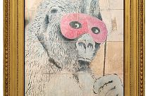 "Gorilla in a Pink Mask" is to be broken up and sold as NFTs in cross over between virtual and real life art