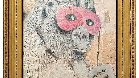 "Gorilla in a Pink Mask" is to be broken up and sold as NFTs in cross over between virtual and real life art