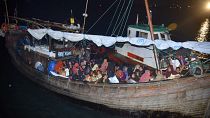 120 Rohingya refugees disembark in Indonesia port