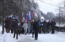 شاهد: منافسات "الرصانة واللياقة الذهنية" في روسيا للإحتفال بحلول السنة الجديدة
