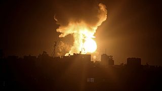 حمله هوایی اسرئیل به مواضع حماس در جنوب نوار غزه