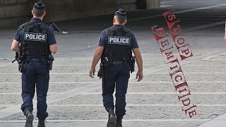ماموران پلیس فرانسه در شهر نیس