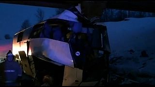 Fünf Tote bei Busunfall in Russland
