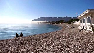 Une plage dans le sud de l'Italie