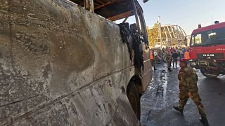 هجوم يستهدف حافلة عسكرية في سوريا- أرشيف.