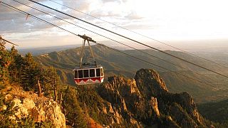 Le téléphérique Sandia Peak à Albuquerque, l'une des principales attractions de la ville du Nouveau-Mexique