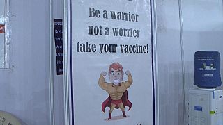  الهند تطلق حملة لتطعيم الأطفال ضد كوفيد.