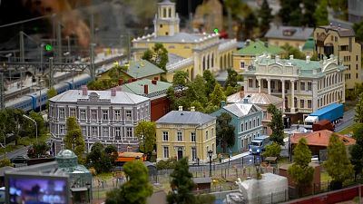 The model recreates all nine cities on the Russian 'Golden Ring' travel route