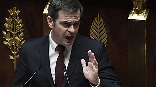 Le ministre français de la Santé Olivier Véran à l'Assemblée nationale, le 3 janvier 2022