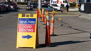 Corona-Test im Drive-Thru: In den USA wurden innerhalb von 24 Stunden mehr als eine Million neue Coronavirus-Infektionen verzeichnet.